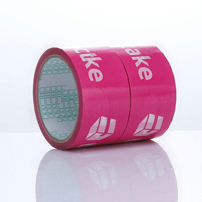 低価格の良質のカートンシーリングテープでBOPP粘着装飾テープを梱包するロゴデザインボックスを印刷する